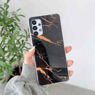 For Samsung Galaxy A32 5G Coloured Glaze Marble TPU + PC Protective Case(Black)