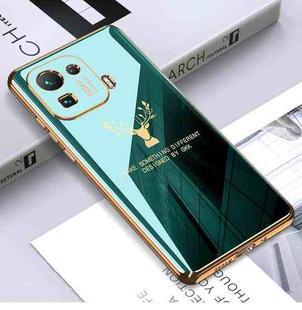 For Xiaomi Mi 11 Pro GKK PC + Solid Color Plating Protective Case(Green)