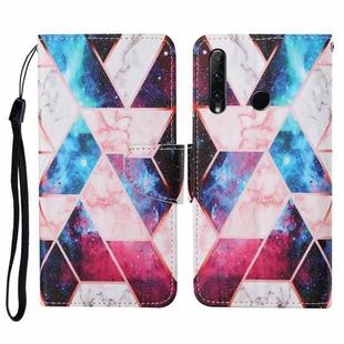 For Honor 20i / 10i / 20 lite Colored Drawing Pattern Horizontal Flip Leather Case with Holder & Card Slots & Wallet & Lanyard(Starry Marble)