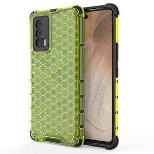 For vivo iQOO Neo5 Shockproof Honeycomb PC + TPU Case(Green)