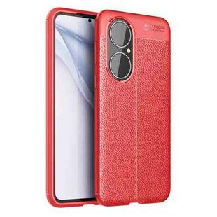 For Huawei P50 Litchi Texture TPU Shockproof Case(Red)