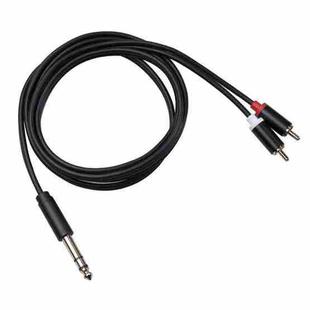 3685 6.35mm Male to Double RCA Male Stereo Audio Cable, Length:3m