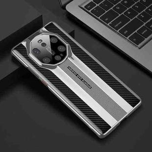 For Huawei Mate 40 RS Porsche Design GKK Electroplating Painted Glass Case(Carbon Fiber)