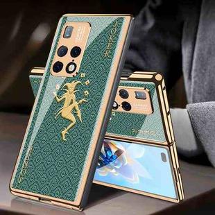 For Huawei Mate X2 GKK Electroplating Painted Glass Phone Case(Clown)