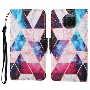 For Xiaomi Mi 10T Lite Colored Drawing Pattern Horizontal Flip Leather Case with Holder & Card Slots & Wallet & Lanyard(Starry Marble)