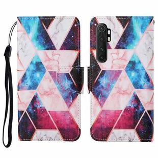 For Xiaomi Mi Note 10 Lite Colored Drawing Pattern Horizontal Flip Leather Case with Holder & Card Slots & Wallet & Lanyard(Starry Marble)