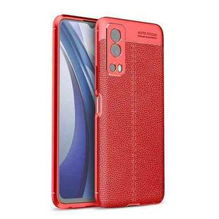 For vivo iQOO Z3 / Y72 5G Litchi Texture TPU Shockproof Case(Red)