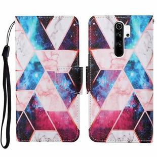 For Xiaomi Redmi Note 8 Pro Colored Drawing Pattern Horizontal Flip Leather Case with Holder & Card Slots & Wallet & Lanyard(Starry Marble)