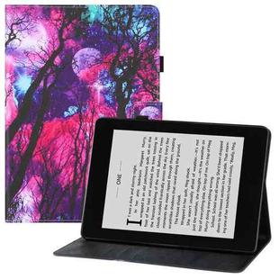 For Amazon Kindle Paperwhite 4 / 3 / 2 / 1 Colored Drawing Horizontal Flip PU Leather Case with Holder & Card Slots & Wallet & Sleep / Wake-up Function(Branches)