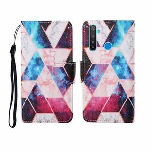 For OPPO Realme 5 Painted Pattern Horizontal Flip Leathe Case(Marble)