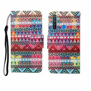 For OPPO Realme 5 Painted Pattern Horizontal Flip Leathe Case(Tribal Ethnic Style)