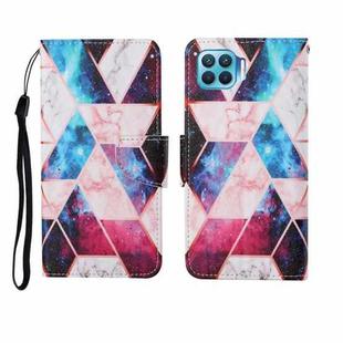 For OPPO F17 Pro Painted Pattern Horizontal Flip Leathe Case(Marble)