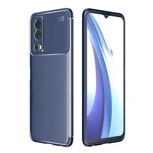 For vivo iQOO Z3 / Y72 5G Carbon Fiber Texture Shockproof TPU Case(Blue)