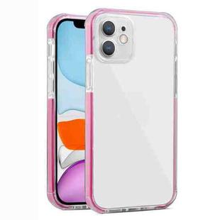 Colorful Series Shockproof Scratchproof TPU + Acrylic Protective Case For iPhone 11 Pro Max(Rose Red)