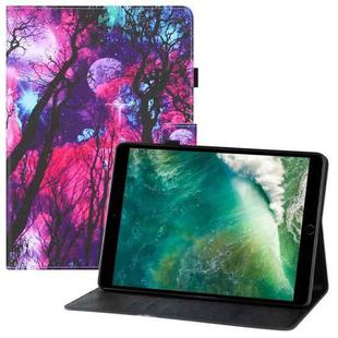 Colored Drawing Horizontal Flip PU Leather Case with Holder & Card Slots & Wallet & Sleep / Wake-up Function For iPad Pro 10.5(2017) / Air 10.5(2019) / 10.2(2019) / 10.2(2020)(Branches)