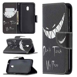 For Nokia C1 Plus Colored Drawing Pattern Horizontal Flip Leather Case with Holder & Card Slots & Wallet(Smirk)