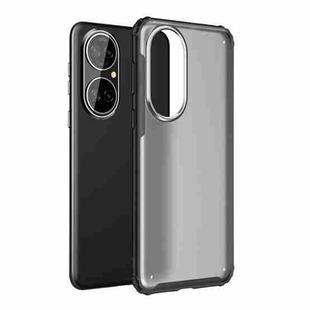 For Huawei P50 Four-corner Shockproof TPU + PC Protective Case(Black)