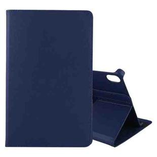 For Lenovo Tab P11 / Tab P11 5G Litchi Texture Horizontal Flip 360 Degrees Rotation Leather Case with Holder(Blue)