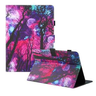 Universal Colored Drawing Horizontal Flip PU Leather Case with Holder & Card Slots & Wallet, Specification:7 inch(Branches)