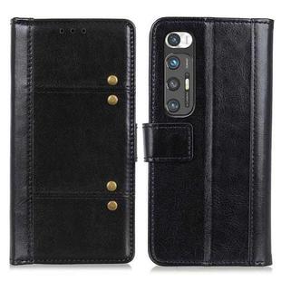 For Xiaomi Mi 10S Peas Crazy Horse Texture Horizontal Flip Leather Case with Holder & Card Slots & Wallet(Black)