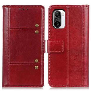 For Motorola Edge S 5G Peas Crazy Horse Texture Horizontal Flip Leather Case with Holder & Card Slots & Wallet(Red)