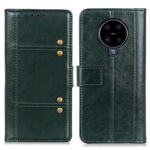 For Nokia 6.3 Peas Crazy Horse Texture Horizontal Flip Leather Case with Holder & Card Slots & Wallet(Green)