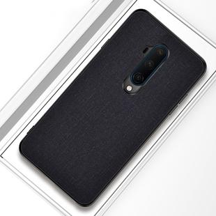 For OnePlus 7T Pro Shockproof Cloth Texture PC+ TPU Protective Case(Black)