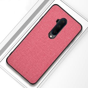 For OnePlus 7T Pro Shockproof Cloth Texture PC+ TPU Protective Case(Pink)