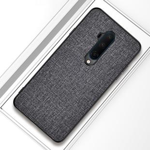 For OnePlus 7T Pro Shockproof Cloth Texture PC+ TPU Protective Case(Grey)