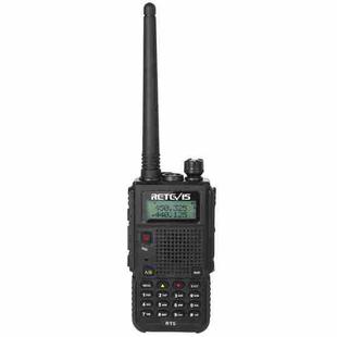 RETEVIS RT5 136-174MHz + 400-520MHz 128CH Handheld Two-segment Walkie Talkie, AU Plug(Black)