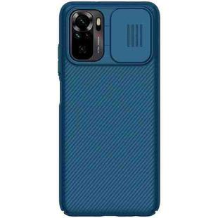 For Xiaomi Redmi Note 10 4G NILLKIN Black Mirror Series Camshield Full Coverage Dust-proof Scratch Resistant PC Case(Blue)