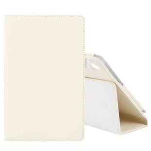 For Lenovo Tab M10 HD Litchi Texture Solid Color Horizontal Flip Leather Case with Holder & Pen Slot(White)