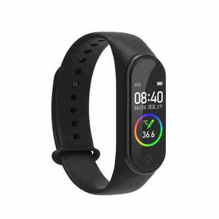 M4S 0.96 inch TFT Color Screen IP67 Waterproof Smart Wristband,Support Body Temperature Monitoring / Heart Rate Monitoring / Blood Pressure Monitoring(Black)