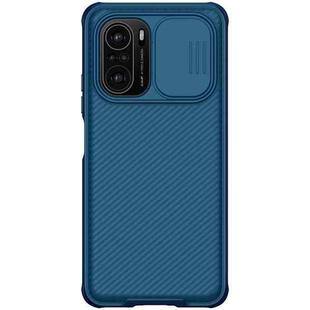 For Xiaomi Redmi K40 / K40 Pro / K40 Pro+ NILLKIN Black Mirror Pro Series Camshield Full Coverage Dust-proof Scratch Resistant PC Case(Blue)