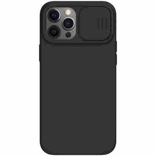For iPhone 12 Pro Max NILLKIN CamShield Liquid Silicone + PC Full Coverage Case(Black)