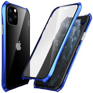 For iPhone 11 Pro PC Magneto Shell Series All-Inclusive Anti-Fall Waterproof Protection Case(Blue)