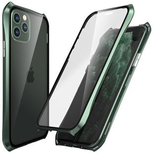 For iPhone 11 Pro PC Magneto Shell Series All-Inclusive Anti-Fall Waterproof Protection Case(Atrovirens)