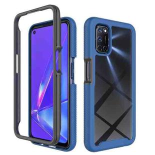 For OPPO A52 / A72 / A92 Starry Sky Solid Color Series Shockproof PC + TPU Protective Case(Blue)