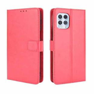 For Motorola Edge S / Moto G100 Retro Crazy Horse Texture Horizontal Flip Leather Case with Holder & Card Slots & Lanyard(Red)