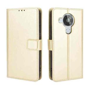 For Nokia 7.3 Retro Crazy Horse Texture Horizontal Flip Leather Case with Holder & Card Slots & Lanyard(Gold)