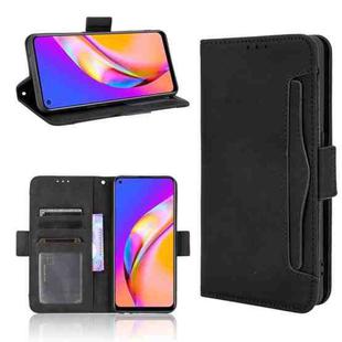 For OPPO A94 4G/F19 Pro 4G/Reno5 F/Reno5 Lite Skin Feel Calf Pattern Horizontal Flip Leather Case with Holder & Card Slots & Photo Frame(Black)
