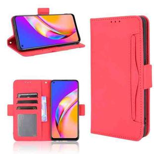 For OPPO A94 4G/F19 Pro 4G/Reno5 F/Reno5 Lite Skin Feel Calf Pattern Horizontal Flip Leather Case with Holder & Card Slots & Photo Frame(Red)