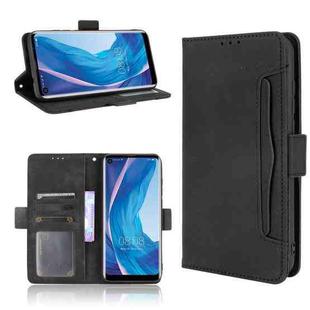 For Ulefone Note 11P Skin Feel Calf Pattern Horizontal Flip Leather Case with Holder & Card Slots & Photo Frame(Black)