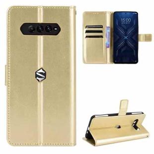 For Xiaomi Black Shark 4 / 4 Pro Retro Crazy Horse Texture Horizontal Flip Leather Case with Holder & Card Slots & Photo Frame(Gold)