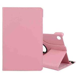 For Lenovo M10 HD Litchi Texture Solid Color Horizontal Flip Leather Case with Holder & Pen Slot(Pink)