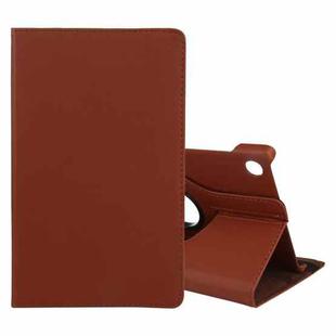 For Lenovo M10 HD Litchi Texture Solid Color Horizontal Flip Leather Case with Holder & Pen Slot(Brown)