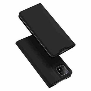 For OPPO A53 5G/A73 5G DUX DUCIS Skin Pro Series Horizontal Flip PU + TPU Leather Case with Holder & Card Slots(Black)