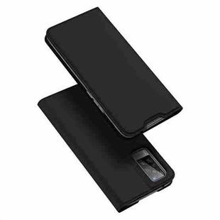 For vivo X60 DUX DUCIS Skin Pro Series Horizontal Flip PU + TPU Leather Case with Holder & Card Slots(Black)