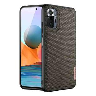 For Xiaomi Redmi Note 10 Pro DUX DUCIS Fino Series PU + TPU Protective Case(Green)