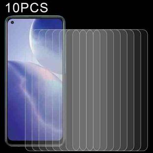 For OPPO Reno5 Z 10 PCS 0.26mm 9H 2.5D Tempered Glass Film